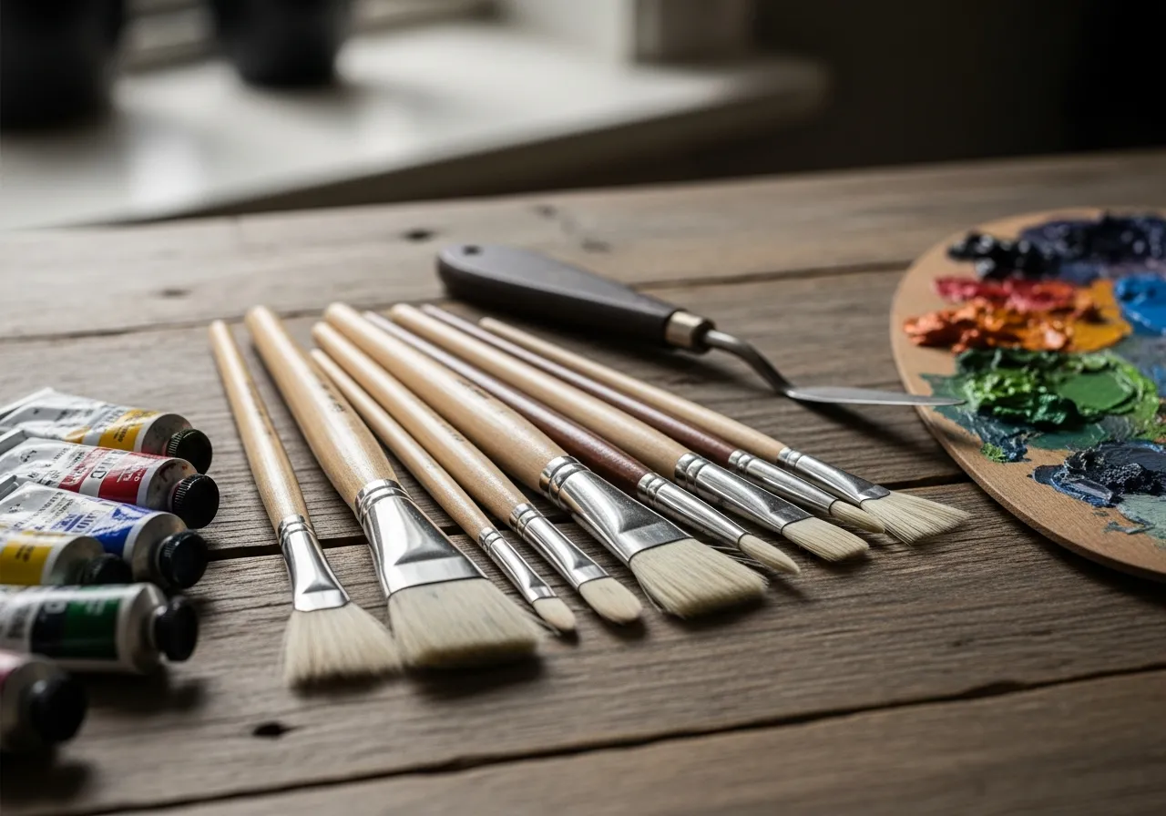 Kunstner penselsæt